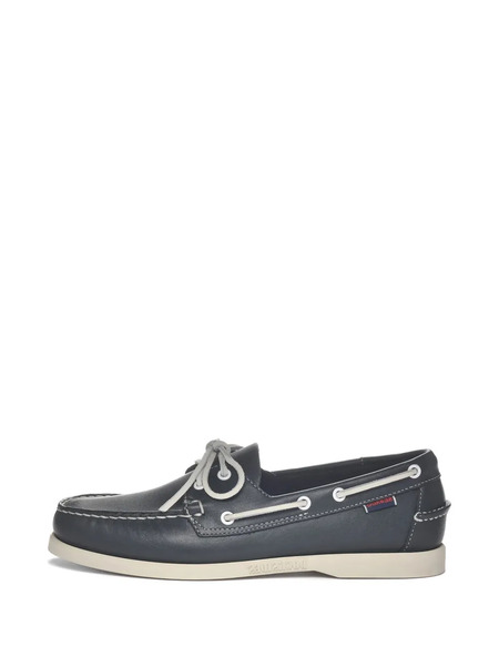  Sebago Leather Boat Shoes - Blue 