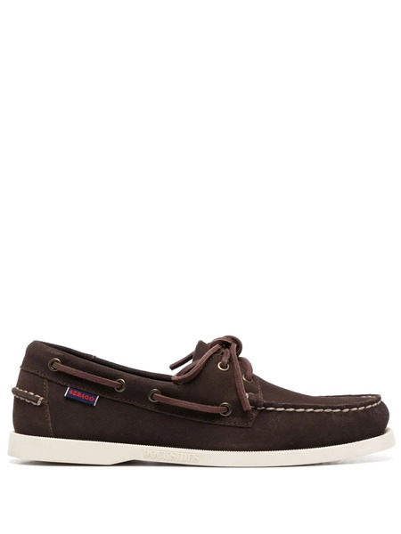  Sebago Portland Flesh Out Boat Loafers - Brown 