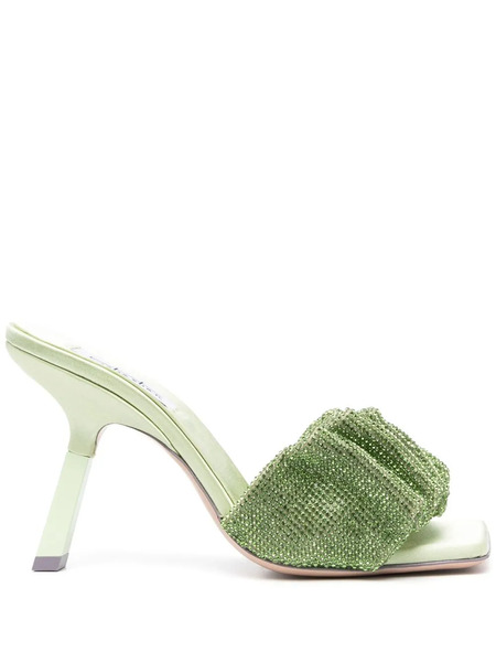  Sebastian Milano Leather Sandals - Green 