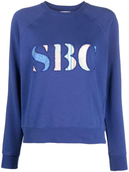  See By Chloé Cut-out Logo Cotton Sweatshirt - Blue 