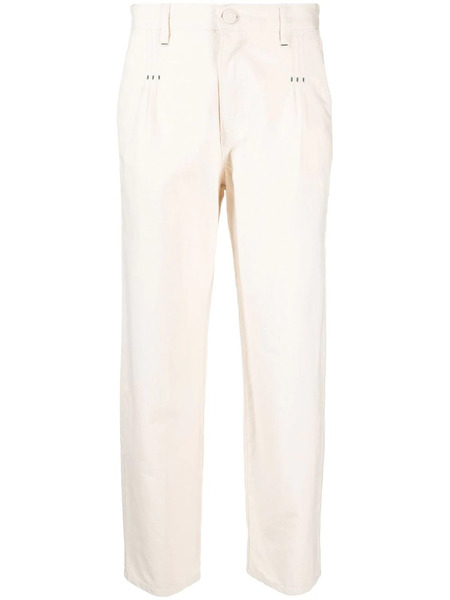  See By Chloé Pintuck-detail Tapered Jeans - Neutrals 