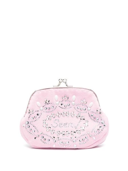  Seen Users Crystal-embellished Twist-lock Wallet - Pink 