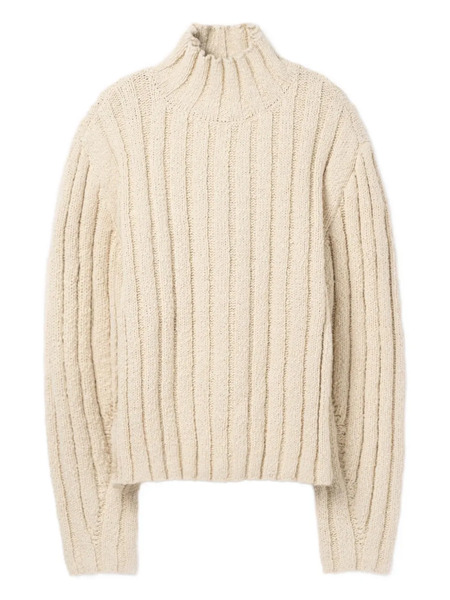  Séfr Acquiles Ribbed Sweater - Neutrals 