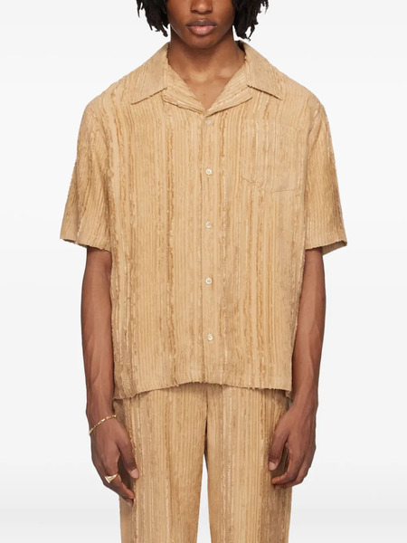  Séfr Dalian Striped Pocket Shirt - Neutrals 