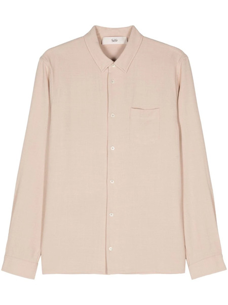  Séfr Hampus Crepe Shirt - Neutrals 