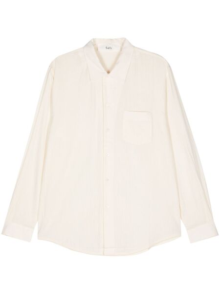  Séfr Leo Cotton Shirt - Neutrals 