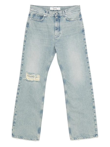  Séfr Ripped Swirl Jeans - Blue 