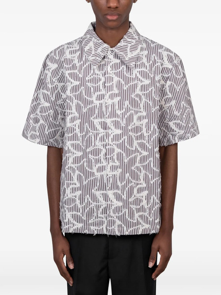  Séfr Striped Dayot Shirt - Grey 