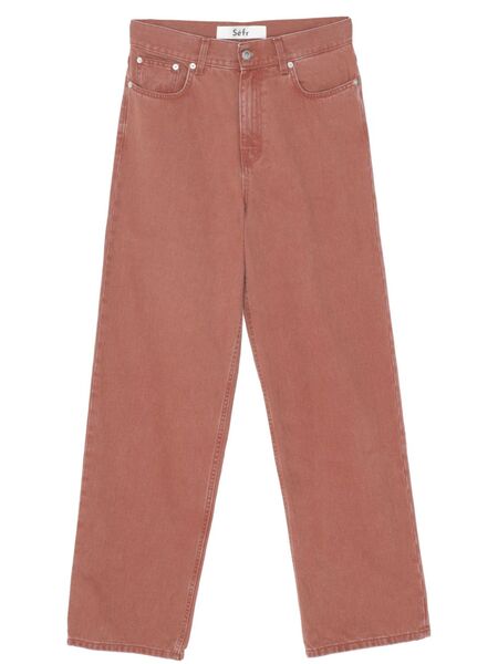  Séfr Wide-leg Jeans - Red 