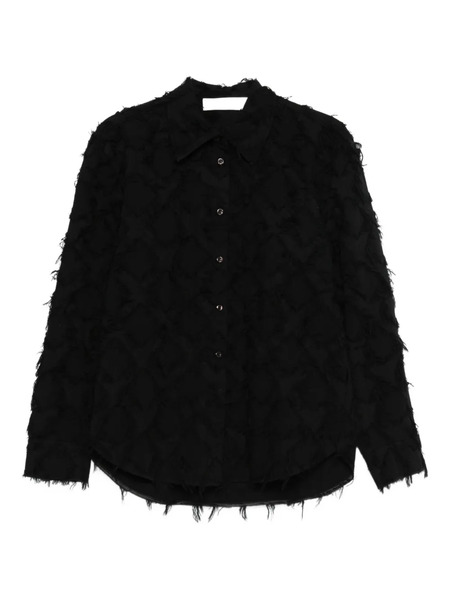  Séfr Willa Fringed Shirt - Black 