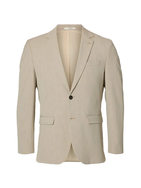  Selected Flap-pockets Blazer - Neutrals 