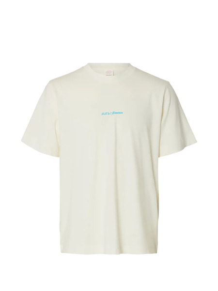  Selected Graphic-print T-shirt - Neutrals 