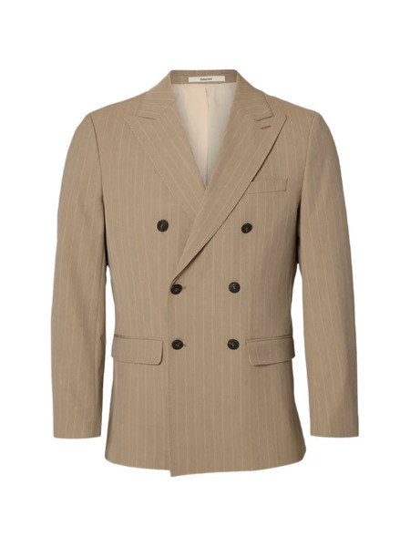  Selected Pinstriped Blazer - Neutrals 