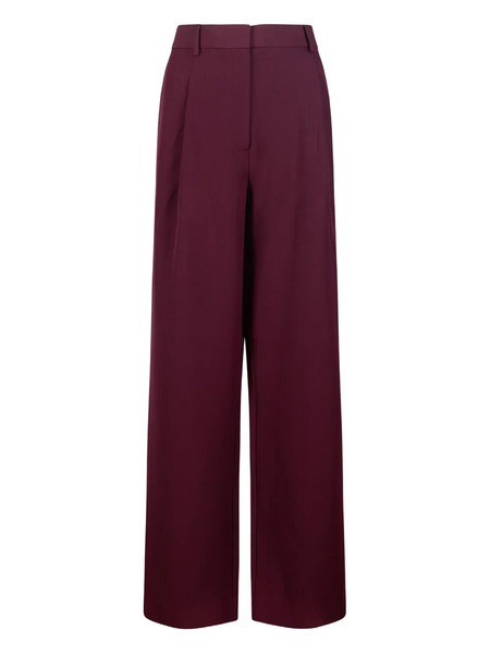  Selected Pressed Pleat Trousers - Red 