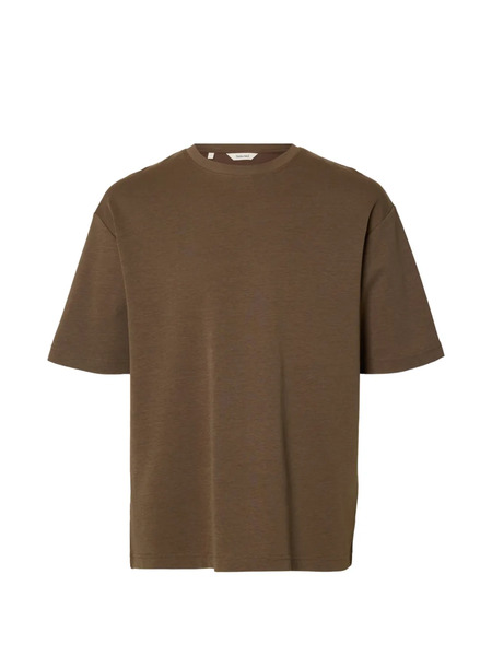  Selected Short-sleeve T-shirt - Brown 