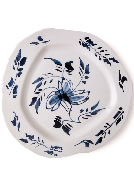  Seletti Classics On Acid English Delft Dinner Plate - White 
