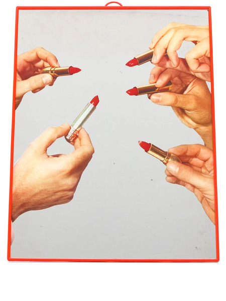  Seletti Lipstick Print Photo Frame - Red 