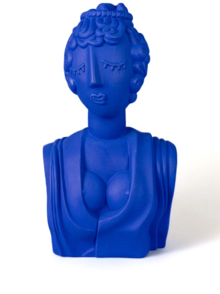  Seletti poppea Bust In Terracotta - Blue 