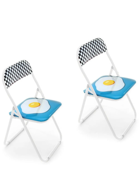  Seletti Sedie Popcorn Folding-chair - Blue 
