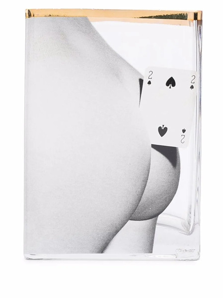  Seletti Toilet Paper Glass Vase - Neutrals 