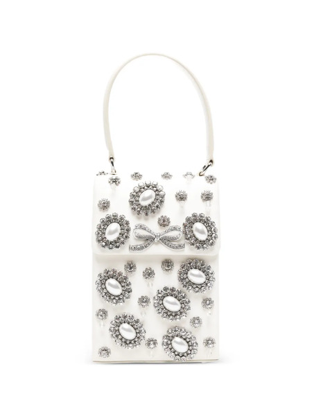  Self-portrait Bow-embellished Tote Bag - Neutrals 