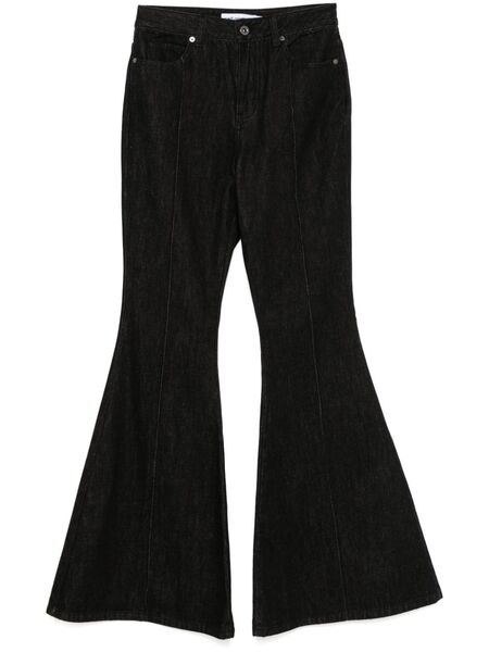  Self-portrait Flared Jeans - Black 