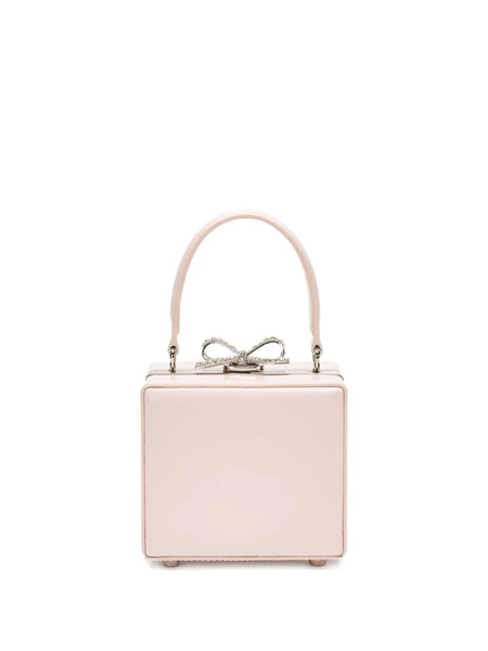  Self-portrait Kids Crystal-bow Tote Bag - Pink 