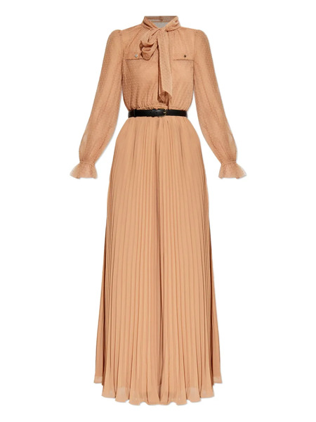  Self-portrait Long-sleeved Dress - Neutrals 