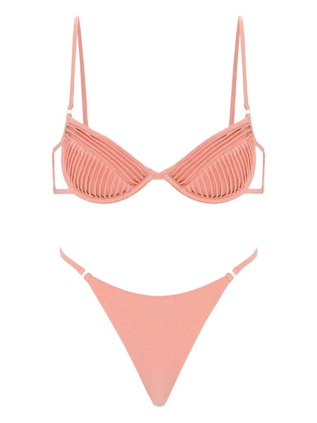  Selia Richwood Amy Ruched Bikini - Pink 