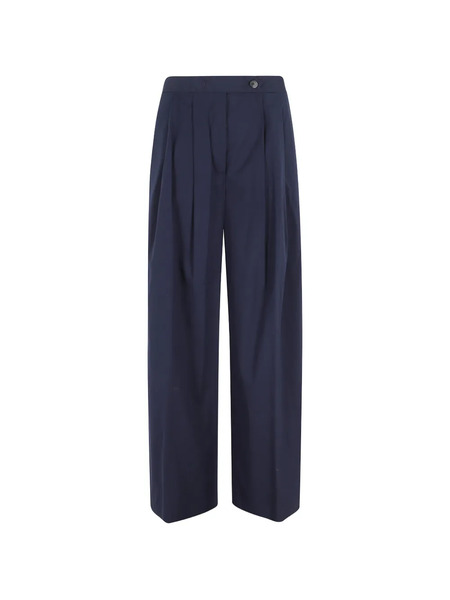  Semicouture Camelia Pleated Trousers - Blue 