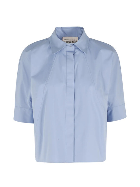  Semicouture Clara Button Shirt - Blue 