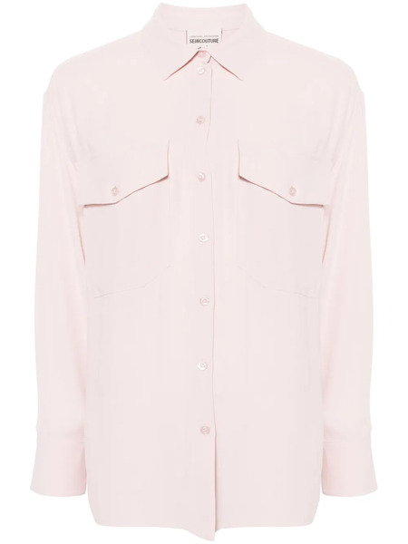  Semicouture Crepe Shirt - Pink 