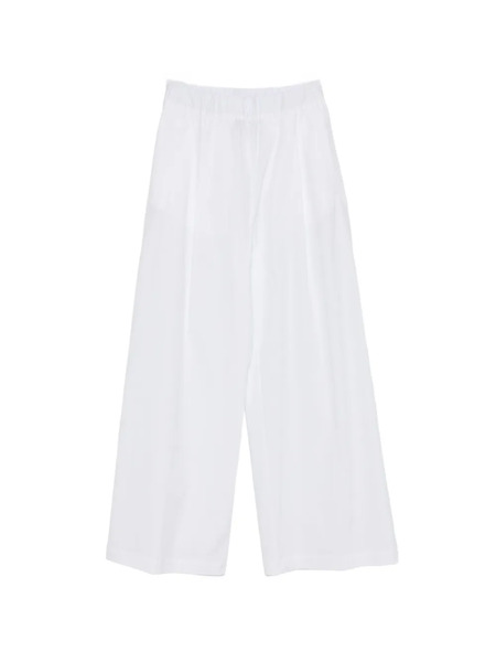  Semicouture Elasticated Palazzo Pants - White 