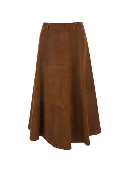  Semicouture Flared Skirt - Brown 