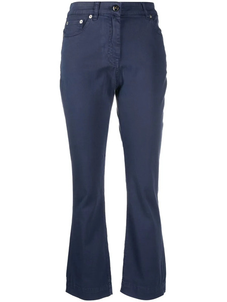  Semicouture Frederick Flared Cropped Jeans - Blue 