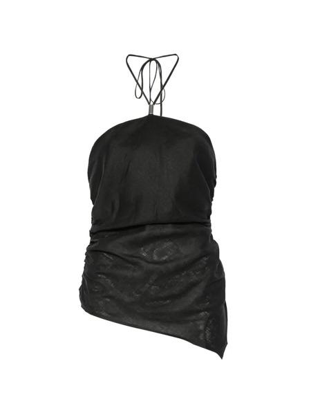  Semicouture Halterneck Top - Black 
