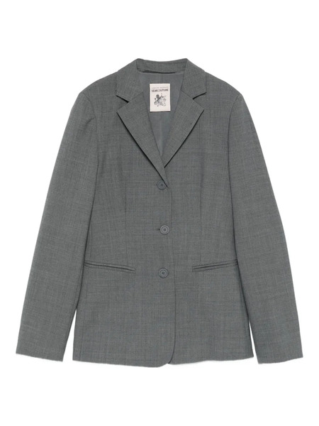  Semicouture Herminia Button-fastening Blazer - Grey 
