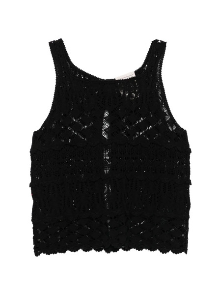  Semicouture Lace Top - Black 