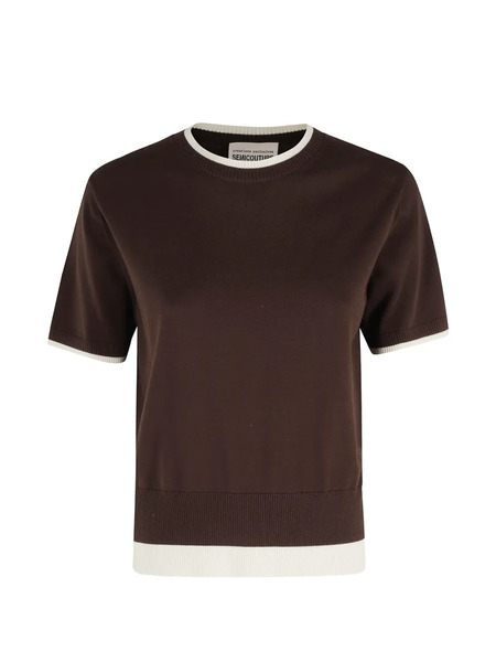  Semicouture Leya T-shirt - Brown 