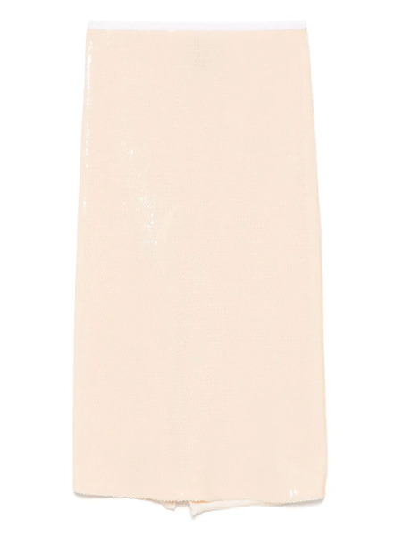  Semicouture Meghan Midi Skirt - Neutrals 