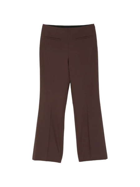  Semicouture Pressed-crease Trousers - Brown 