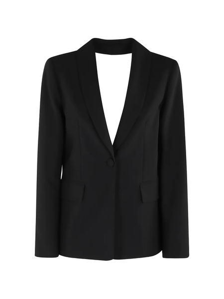  Semicouture Shawl Collar Single-button Blazer - Black 