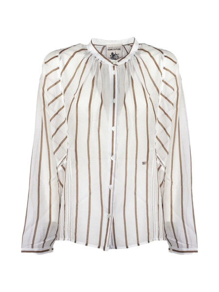  Semicouture Striped Shirt - White 