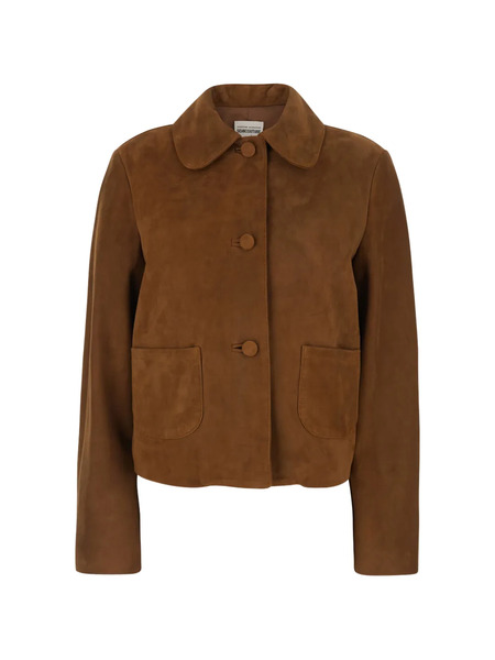  Semicouture Suede Jacket - Brown 