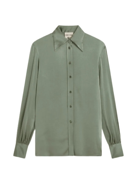  Semicouture Tie-fastening Shirt - Green 