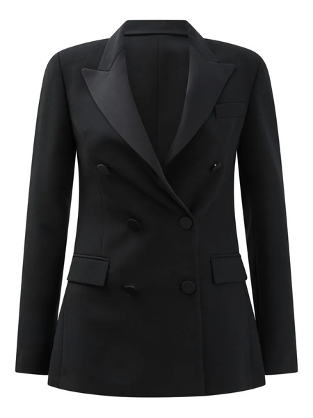  Semper Double-breasted Blazer - Black 