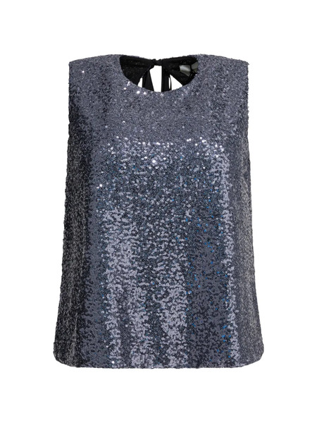  Semper Tie-detail Top - Grey 