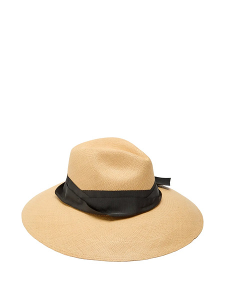  Sensi Studio Ribbon Straw Hat - Neutrals 