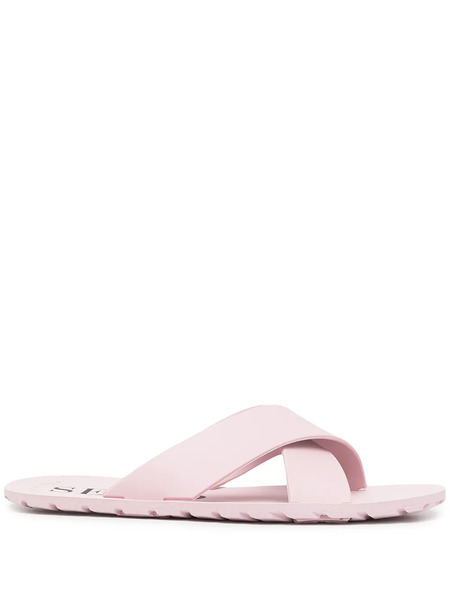  Senso Franky Crossover-strap Slides - Purple 