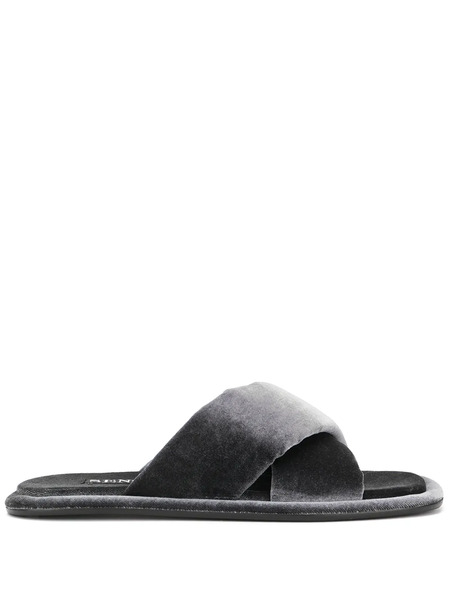  Senso Inka Velvet Slides - Grey 